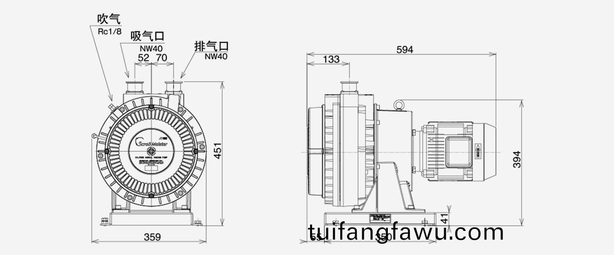 ISPC-1000無油渦鏇(xuan)式真空泵優勢